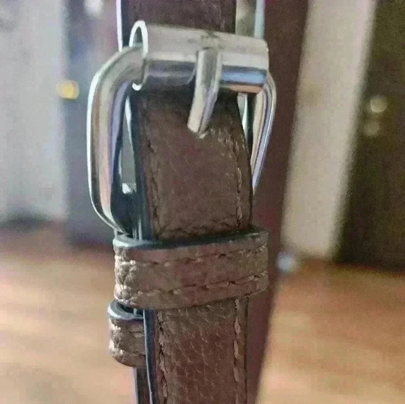 Dana Buchman Purse & envelope wallet.  Purple striped. - Picture 5 of 16